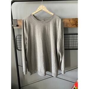 Torrid Active Gray Back Tie Sweatshirt | 3 3X